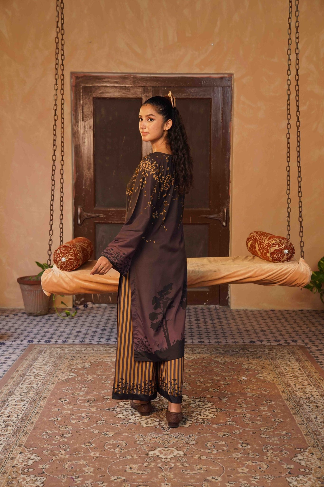 Mah Bano - 2Pcs - Printed - Stitched - Sairafit