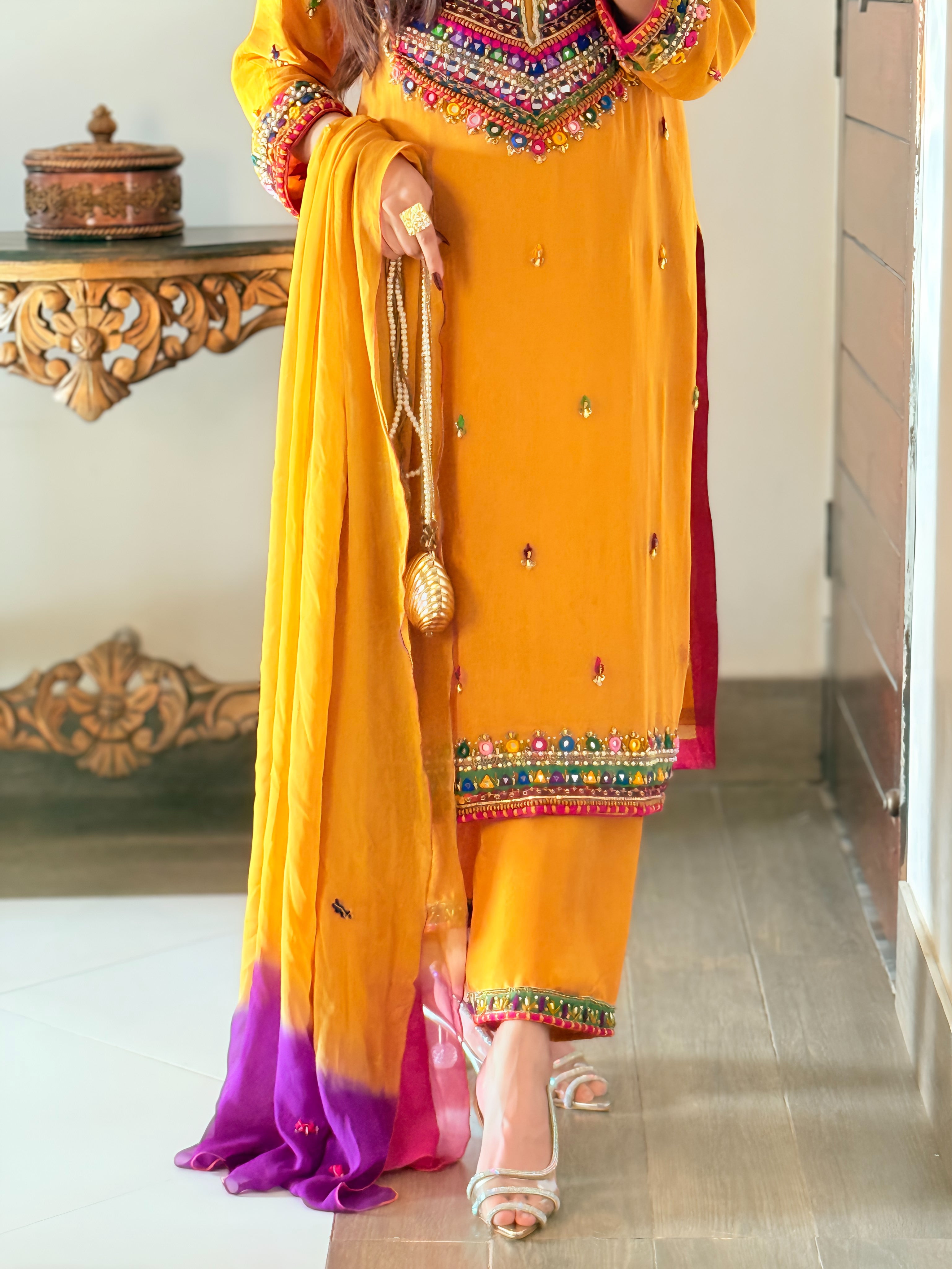 Amna Royale - Chiffon - 3 Pcs - Fashion Corner