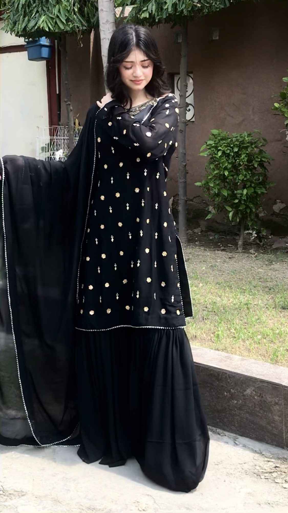 Queen Royale - Chiffon - 3 Pcs - Fashion Corner