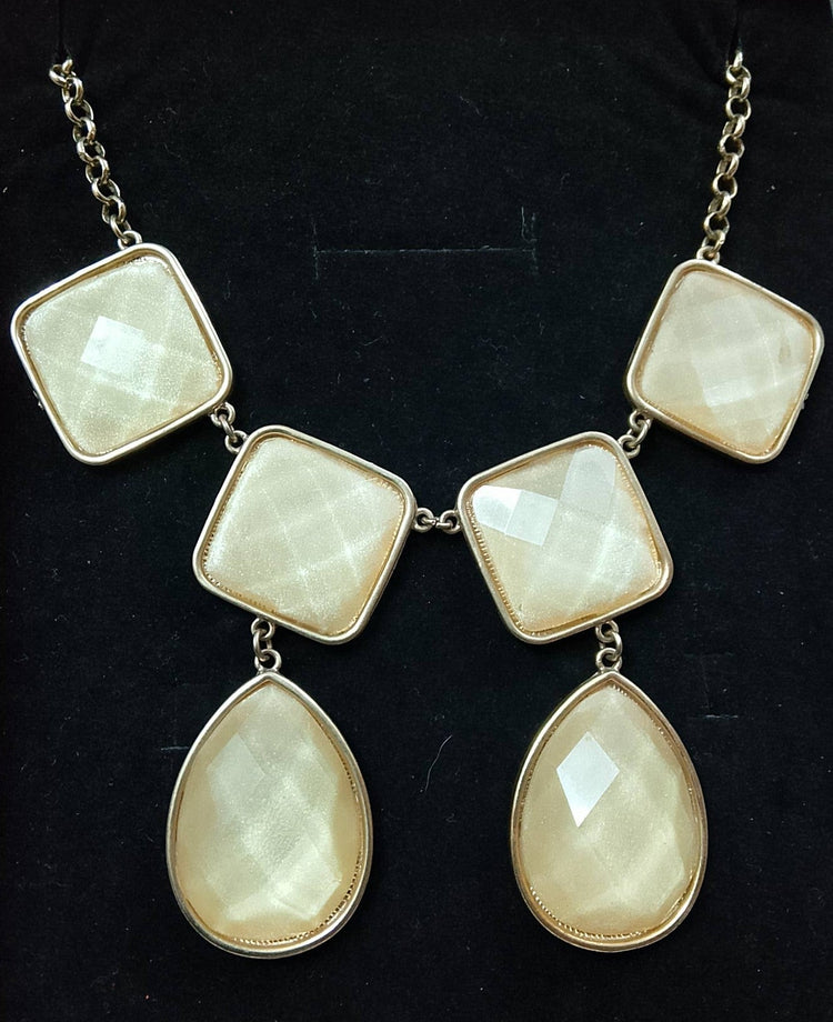 Golden Glow Statement Necklace - Hina Jewellery