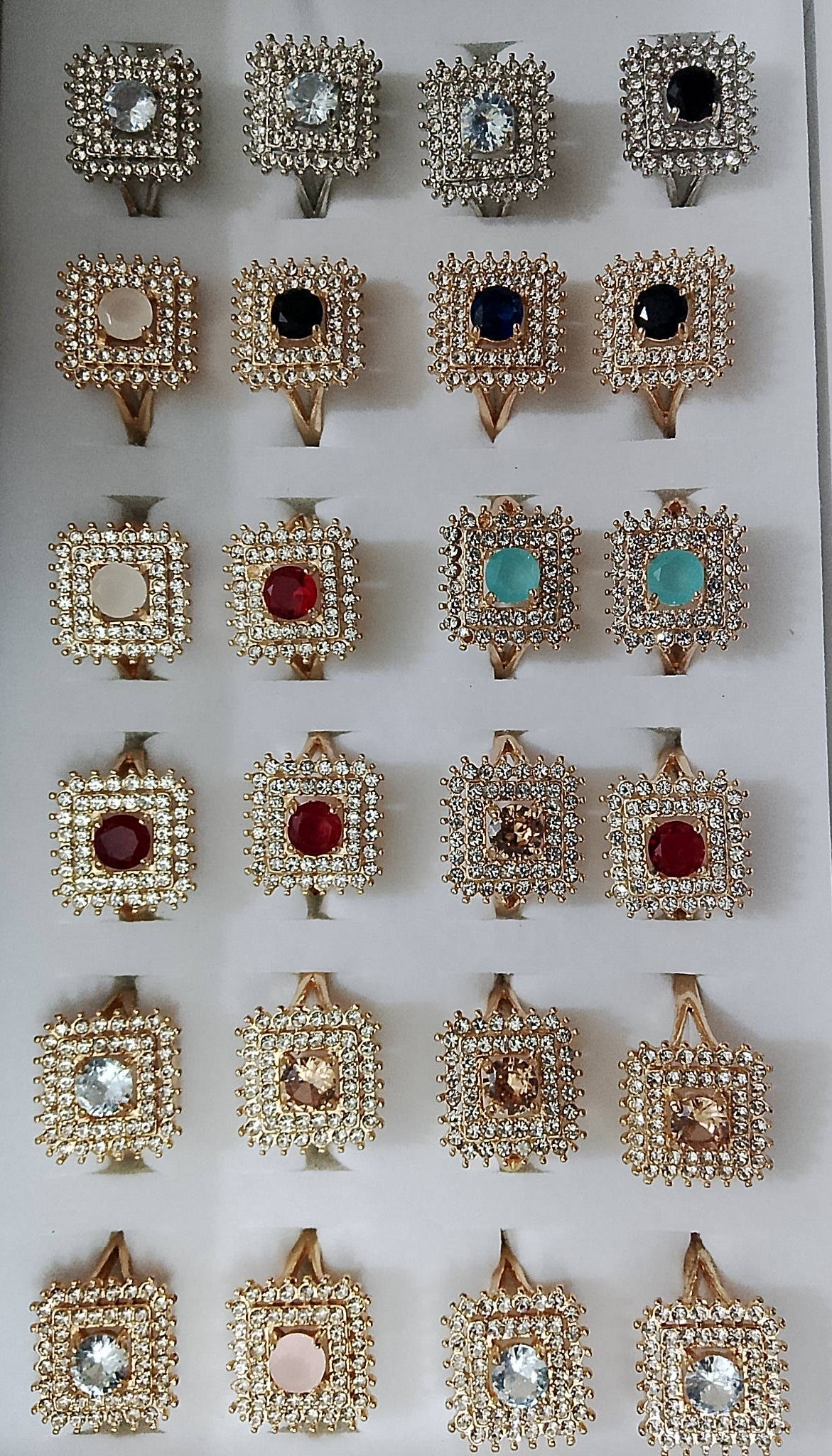 Gemstone Color Rings Collection Popular & Rare Shades - Hina Jewellery
