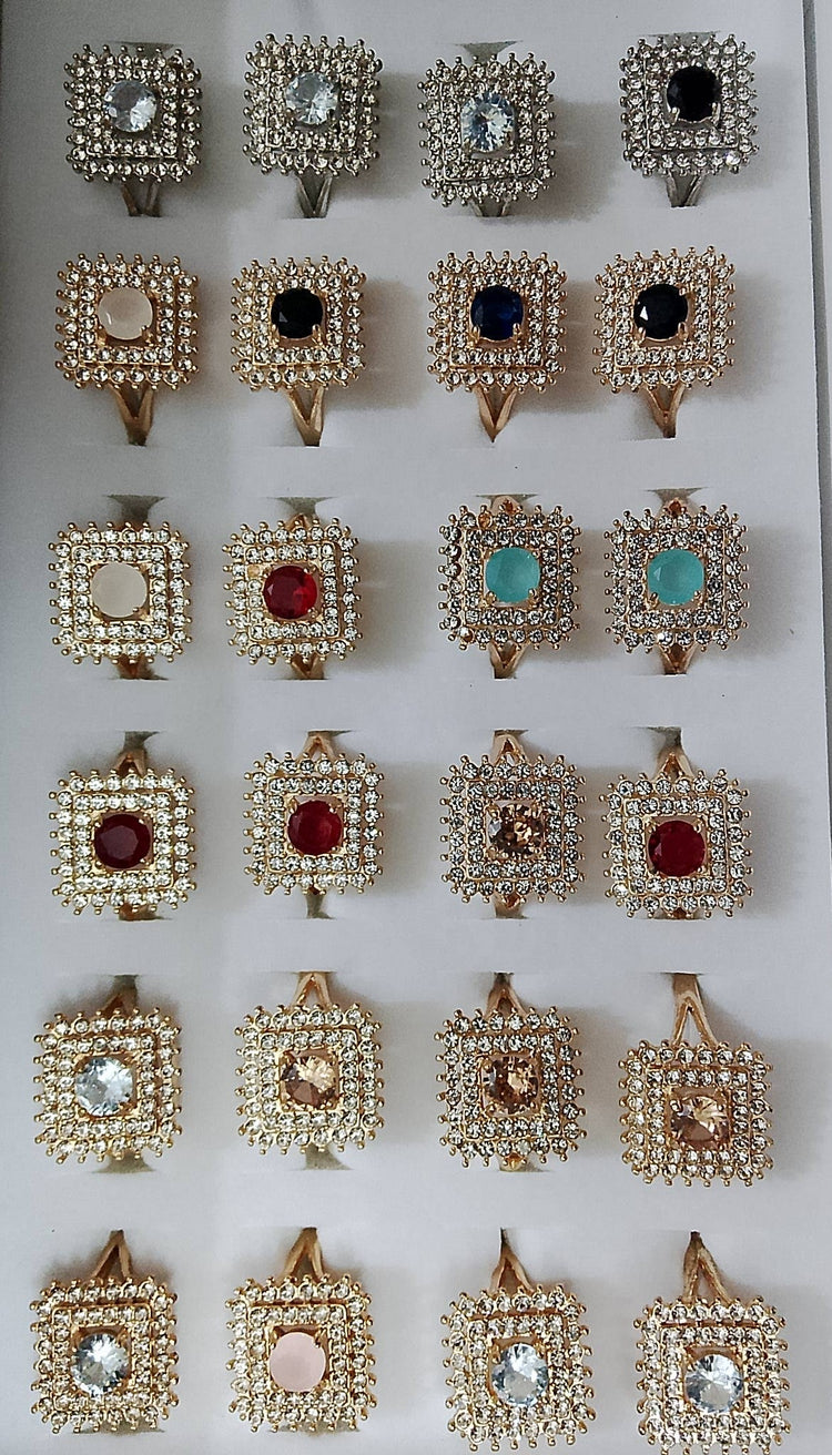 Gemstone Color Rings Collection Popular & Rare Shades - Hina Jewellery