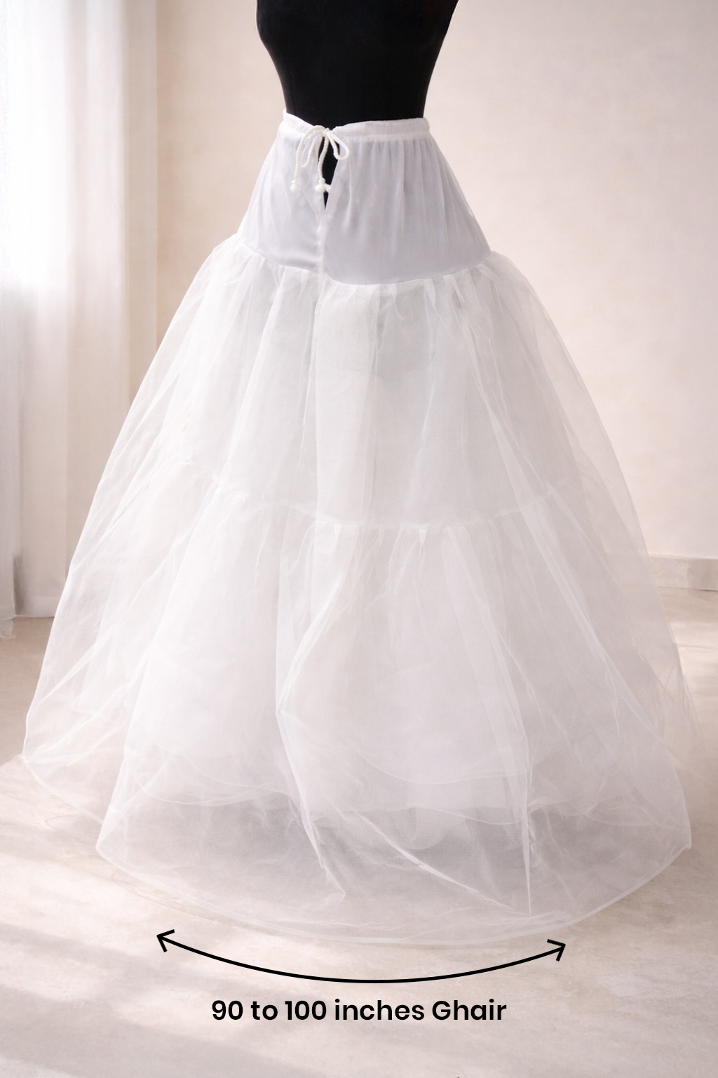 2 Layers Cancan Skirt for Normal Dresses - Afshan