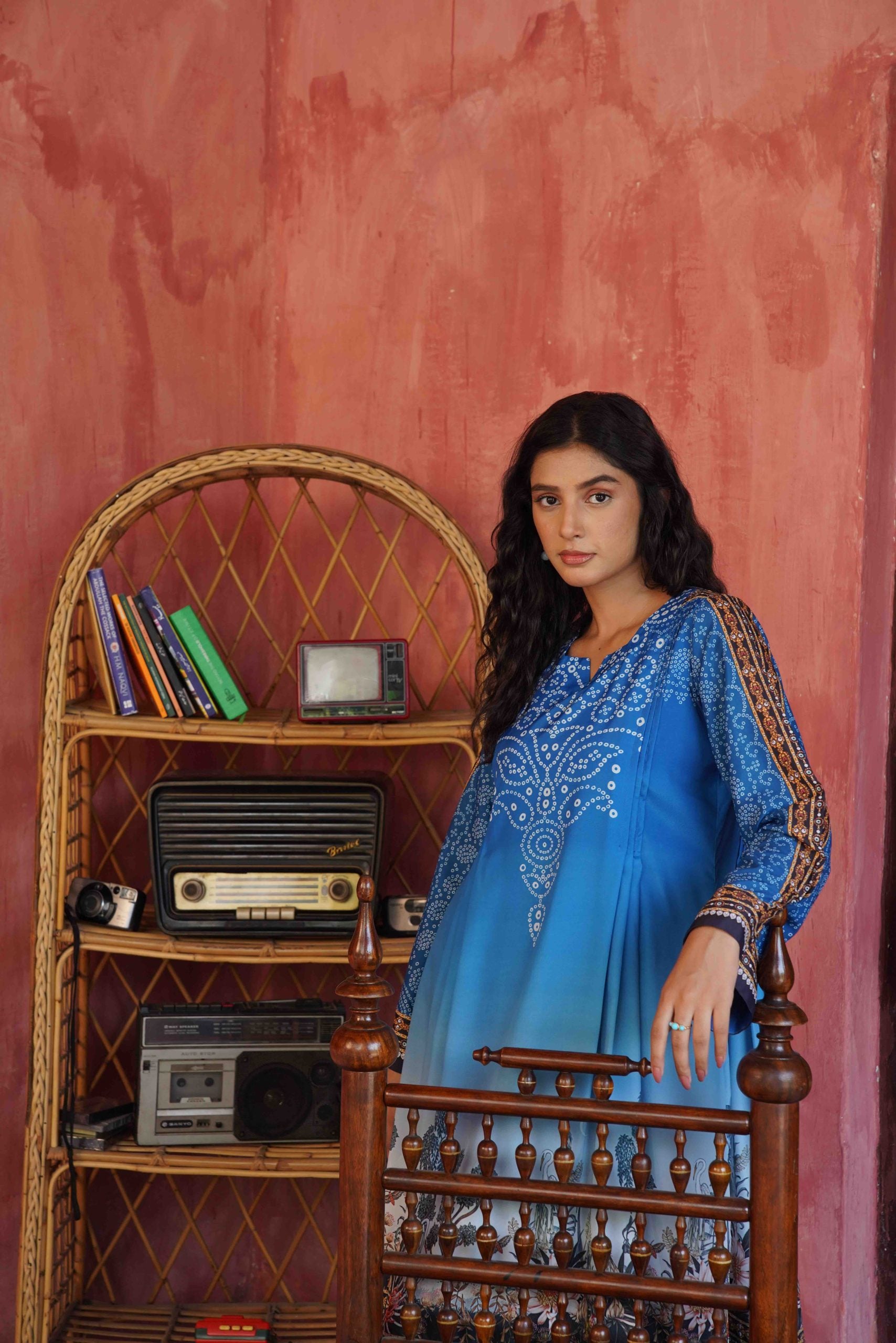 Hoorain Bano - 2Pcs - Printed - Stitched - Sairafit