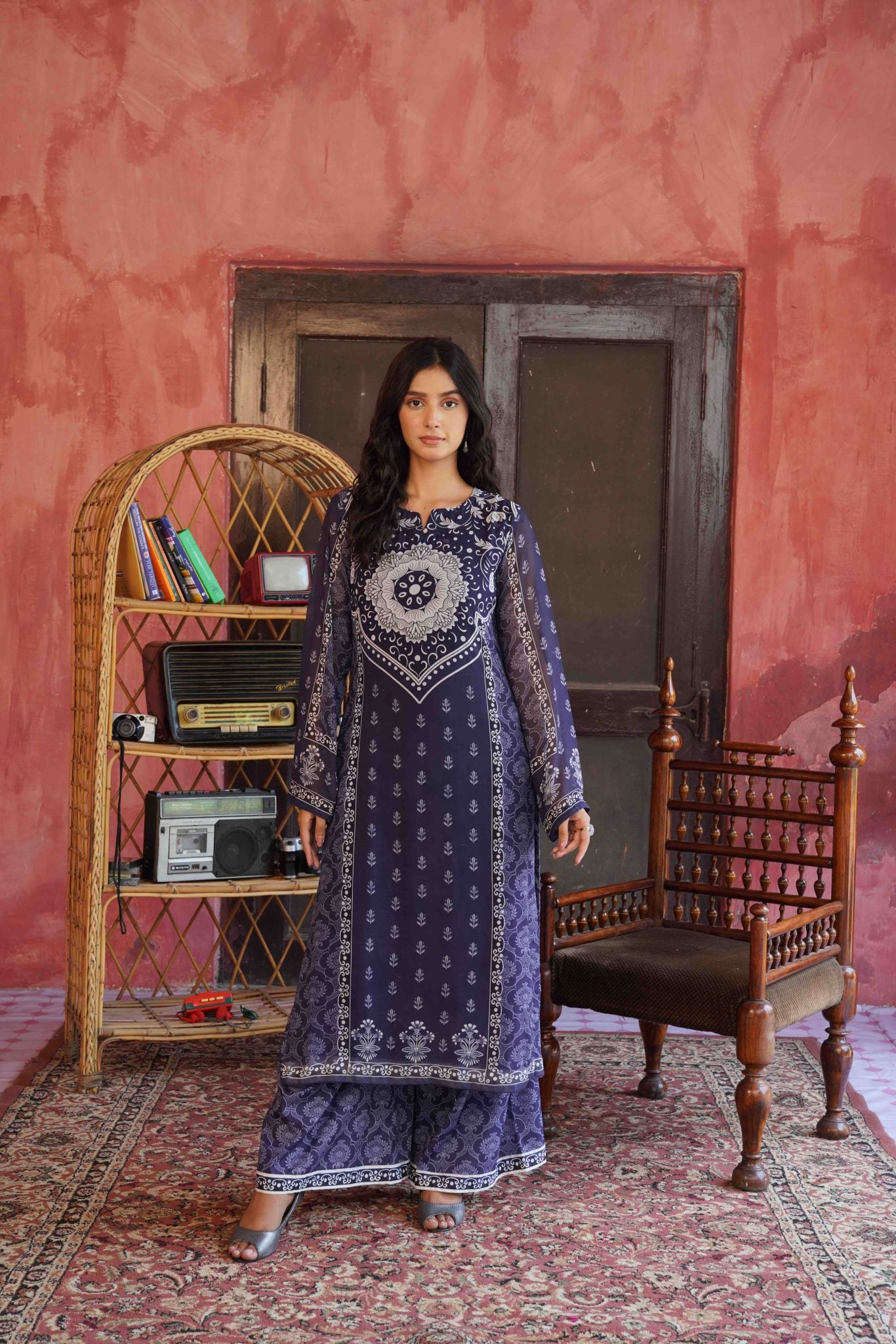 Noor Bano - 2Pcs - Printed - Stitched - Sairafit