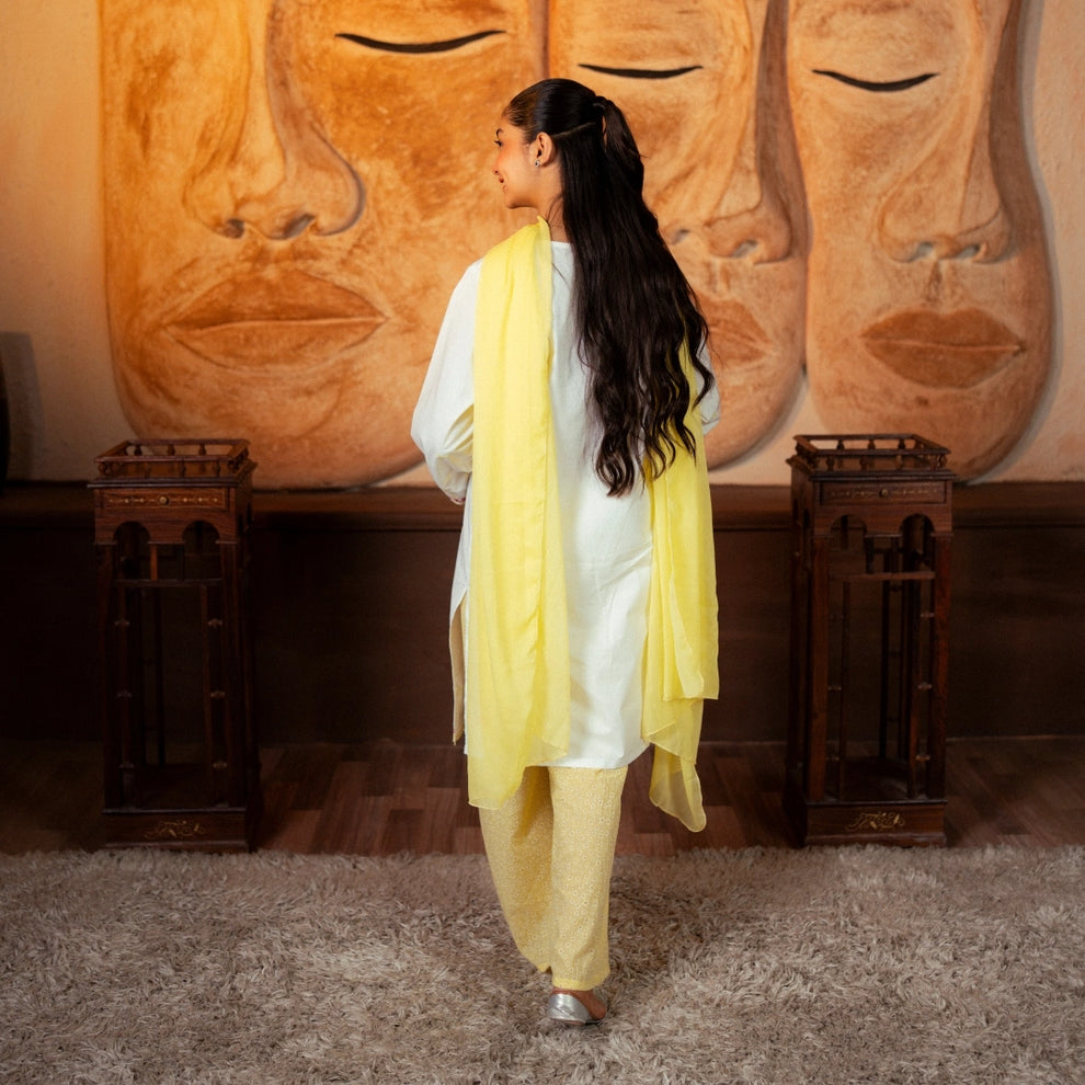 Embroidered Cotton Suit – Kehkashaan