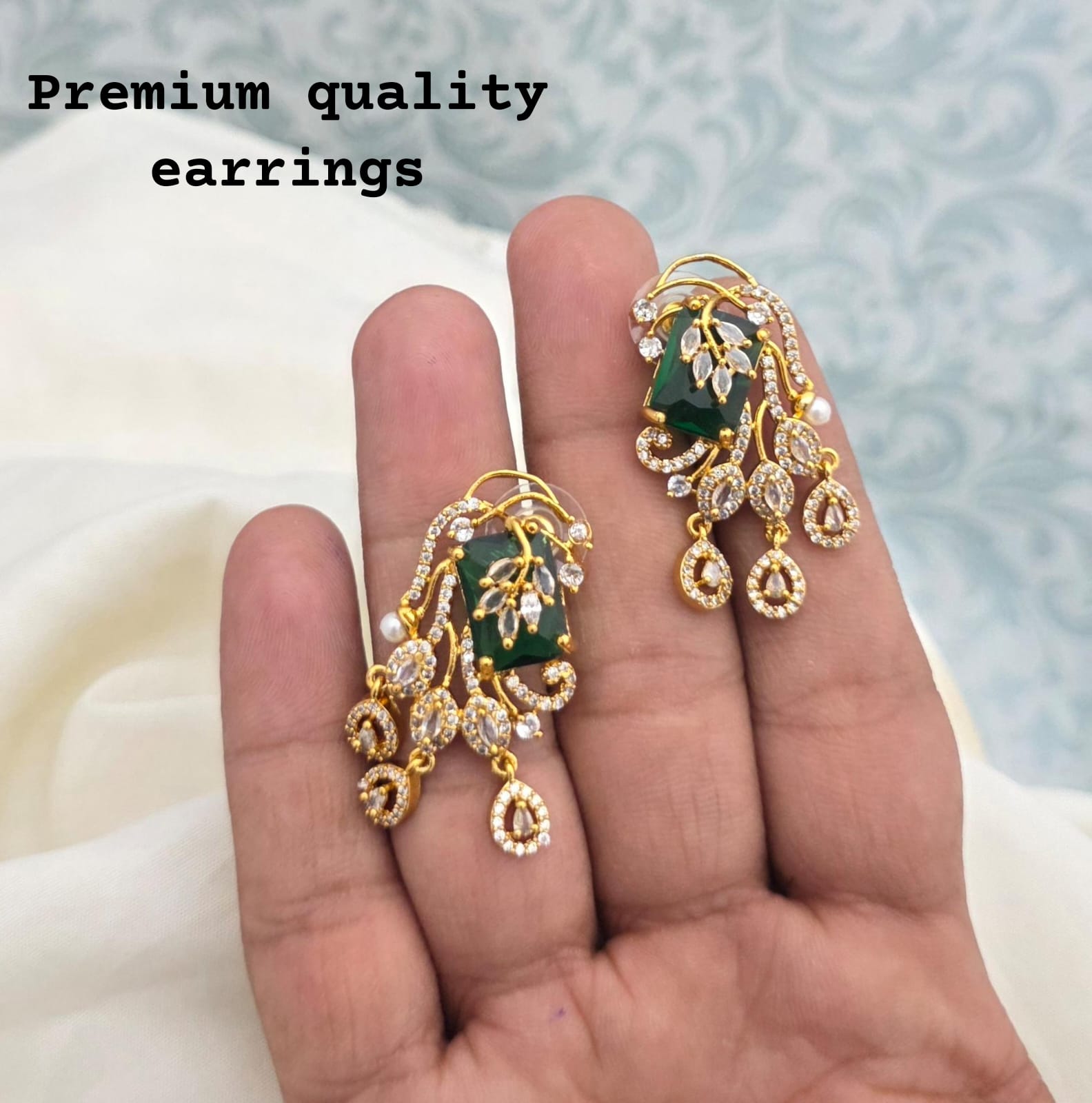 Designer Stud Earrings - Aloro Jewels