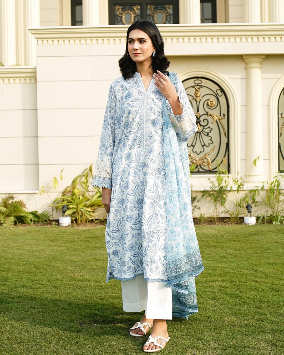 Ariya 3 Pcs Lawn - Zyna