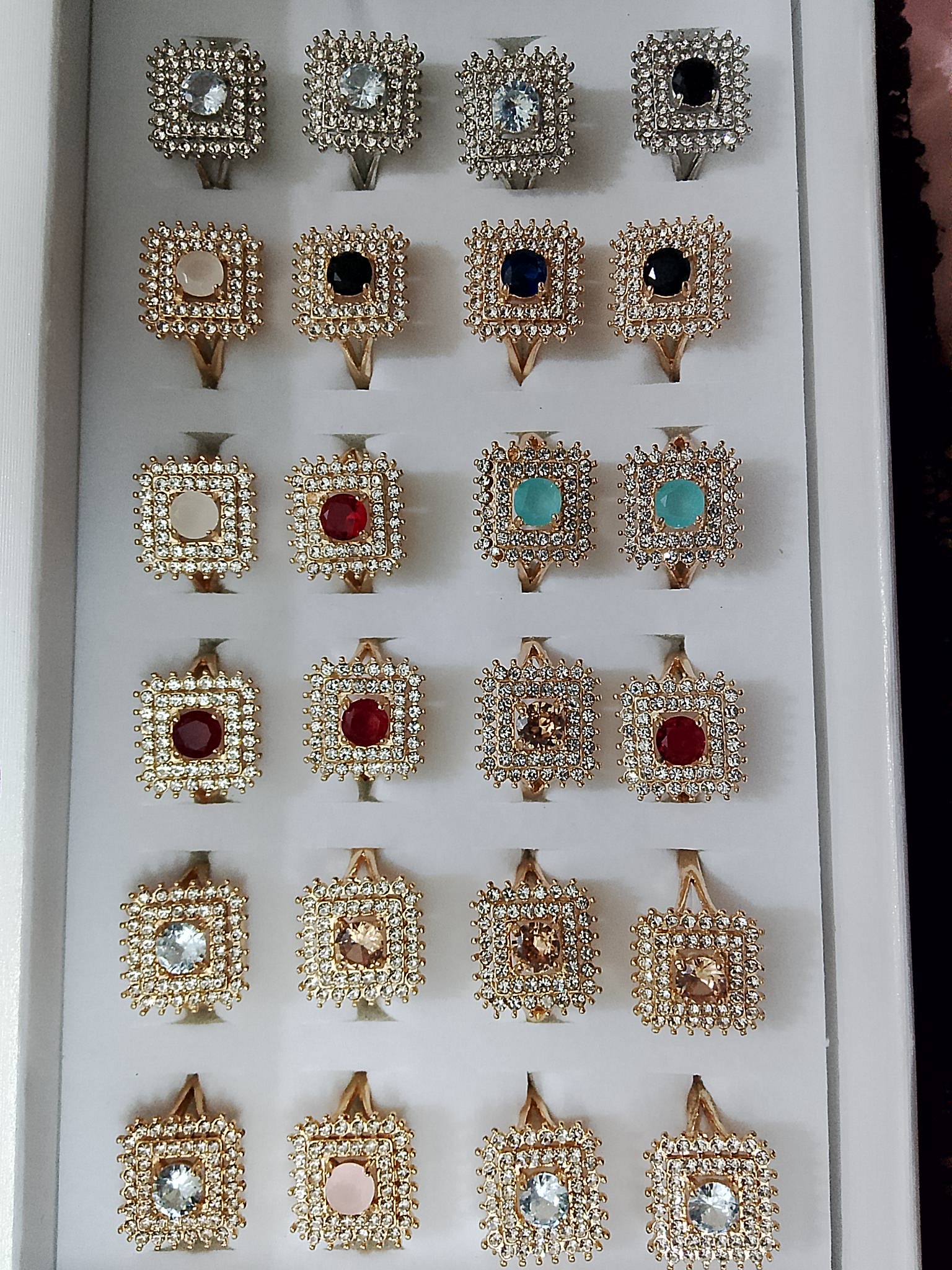 Gemstone Color Rings Collection Popular & Rare Shades - Hina Jewellery