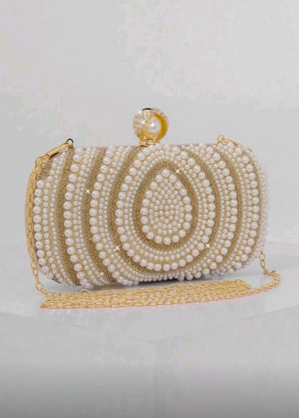 Clutch Bag With Sparkling Rhinestone Flap Decor, Luxury -  Shahzahra