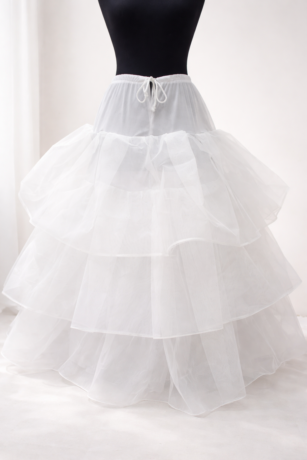 3 Frils Cancan Skirt For Normal Dresses - Afshan