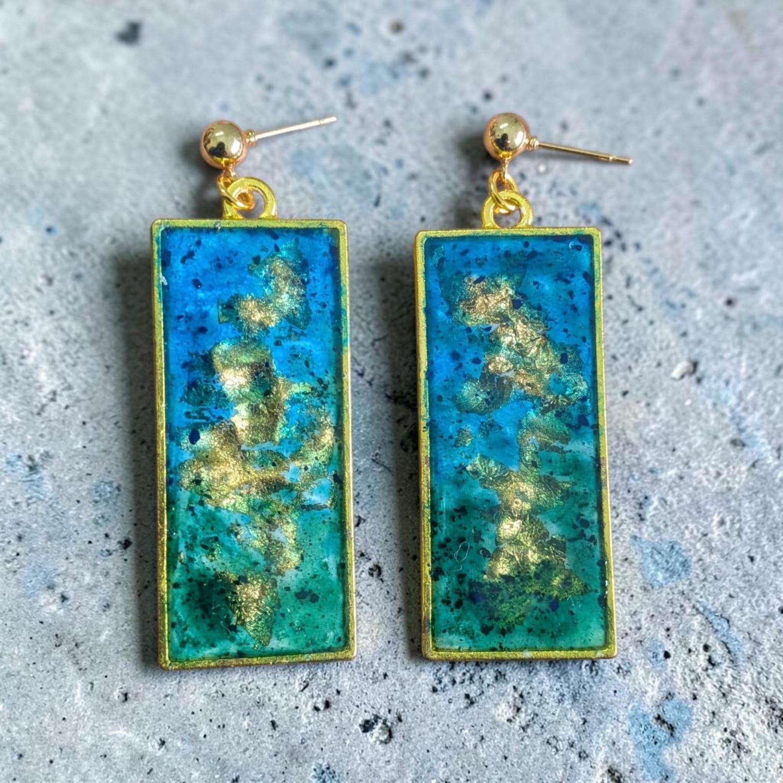 Sea Of Gold Jewellery Set - Clayboutiquee