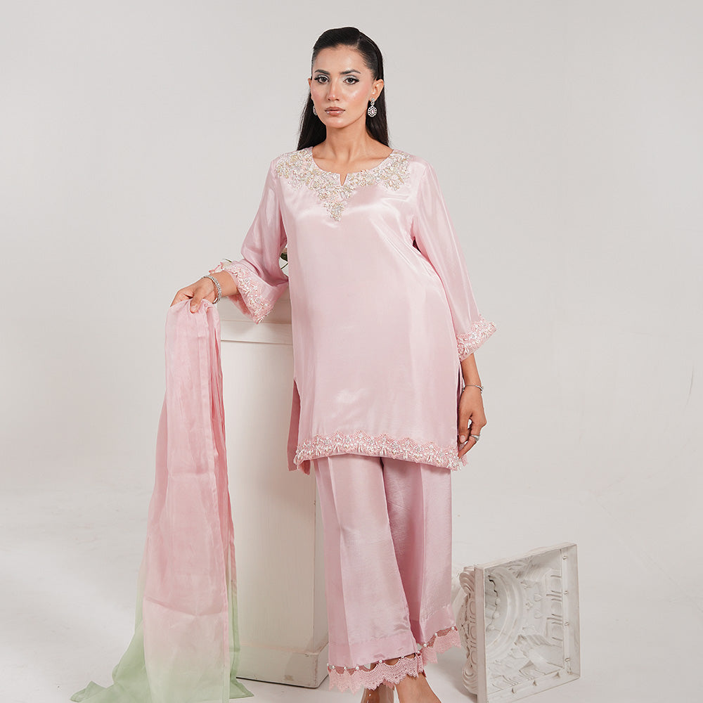 Orchid 3 Piece Stitched - Javeria Zoa