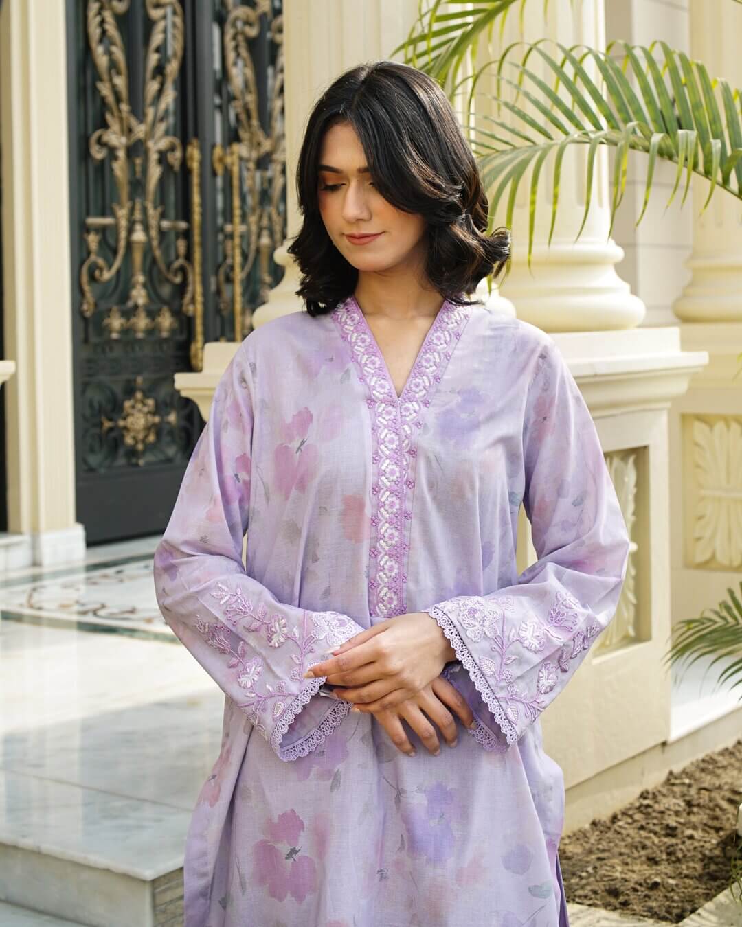 Elina 3 Pcs Lawn - Zyna