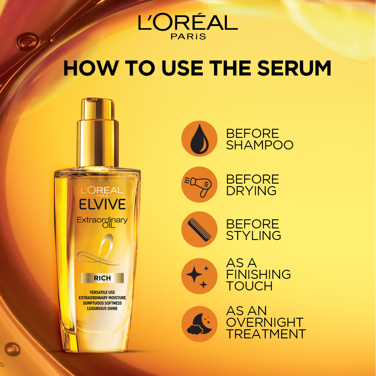 L'Oreal Paris Elvive Extraordinary Oil Serum 100ml