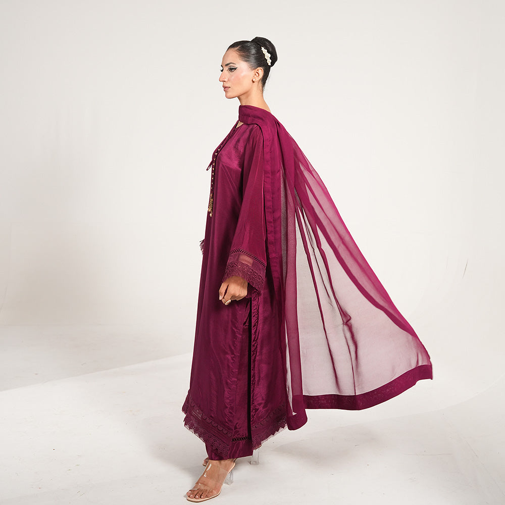 Amethyst 3 Piece Stitched - Javeria Zoa