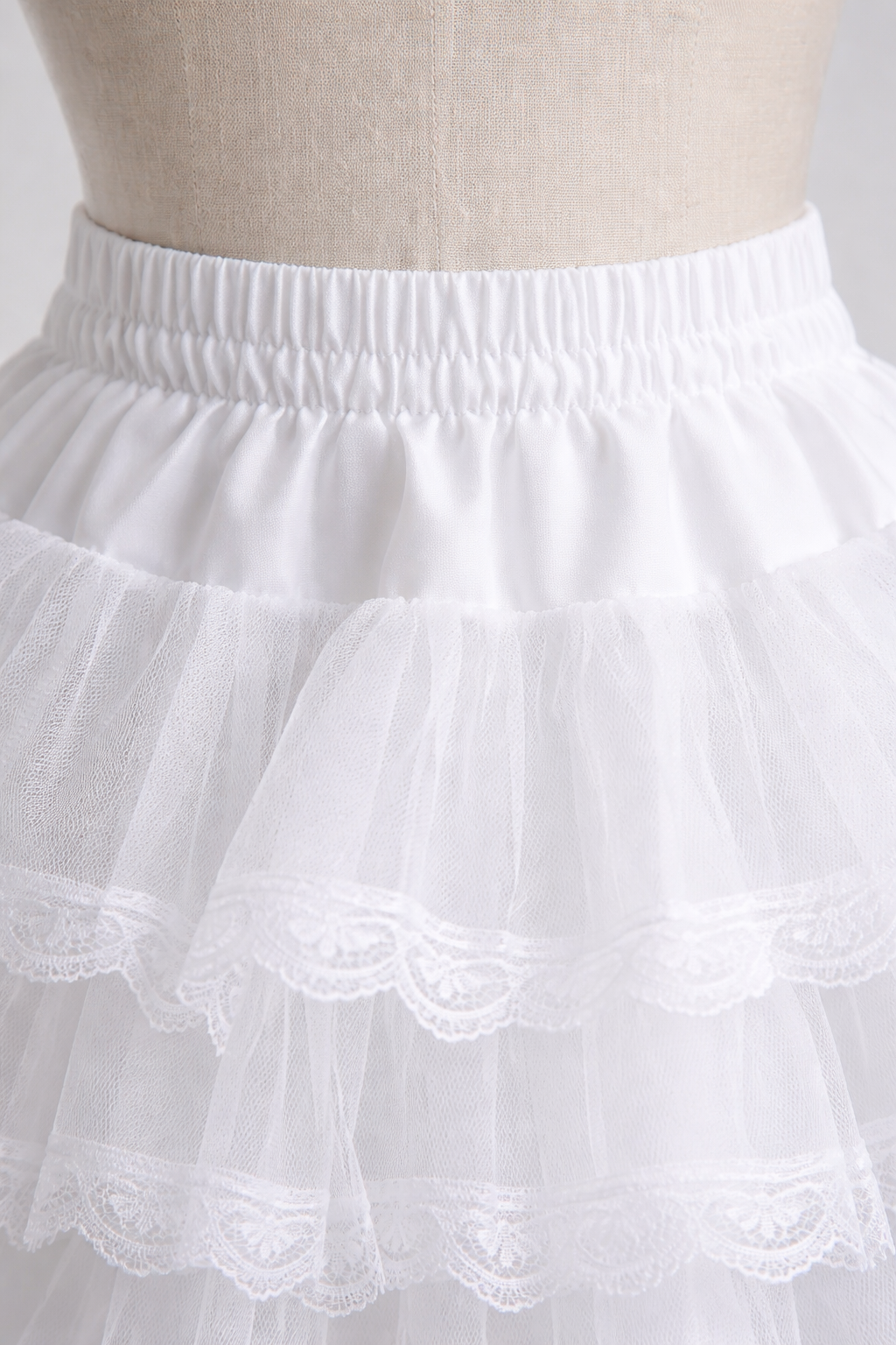 3 Frils Cancan Skirt For Baby - Afshan