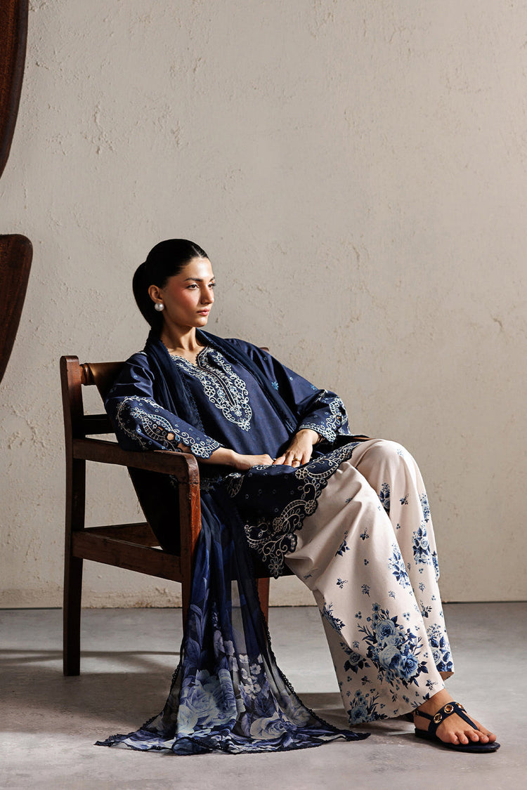 Nayab Embroidered 3PC Suit - Tawakal Closet