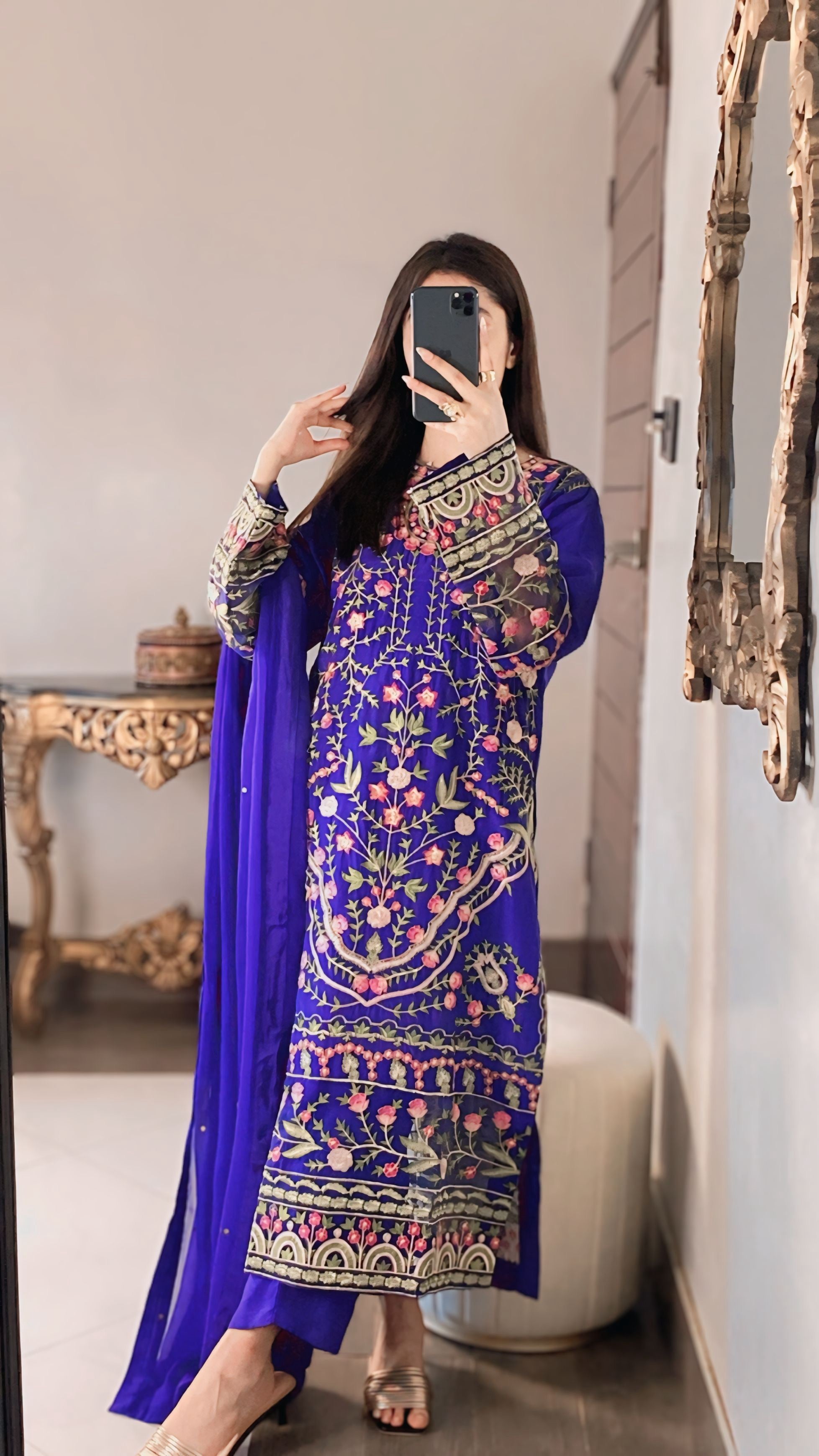 Noor Pret - Silk - 3 Pcs - Fashion Corner
