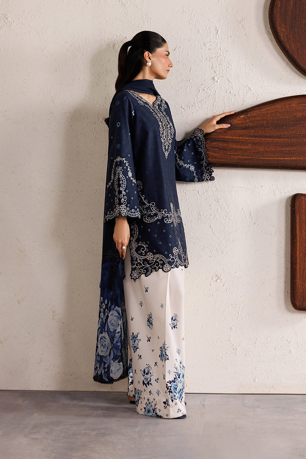 Nayab Embroidered 3PC Suit - Urban Haya