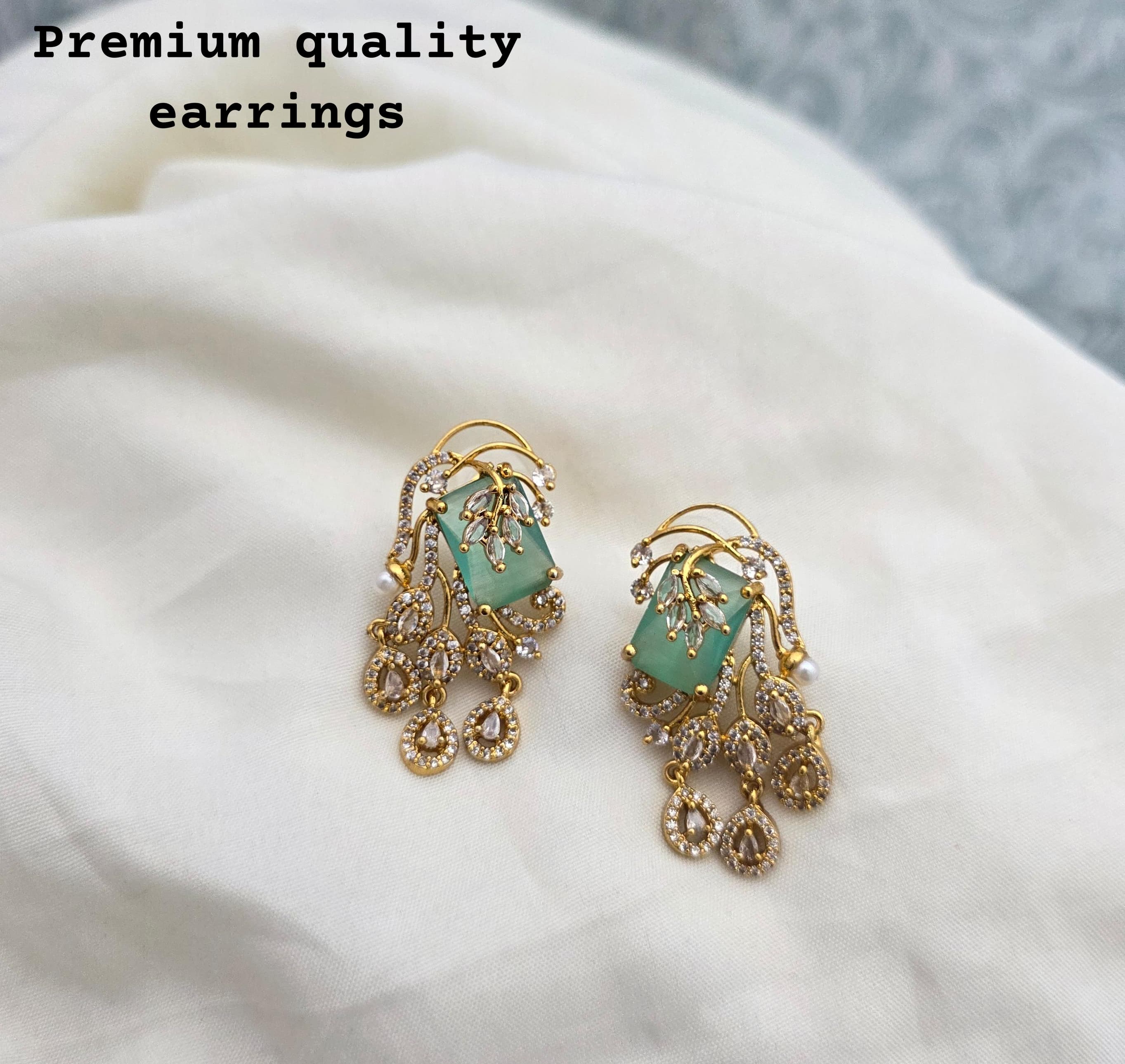 Designer Stud Earrings - Aloro Jewels