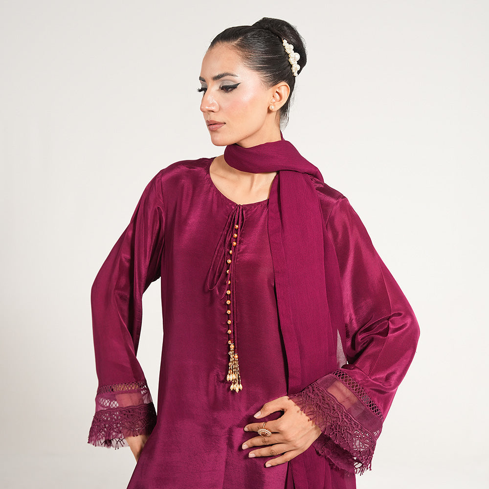 Amethyst 3 Piece Stitched - Javeria Zoa