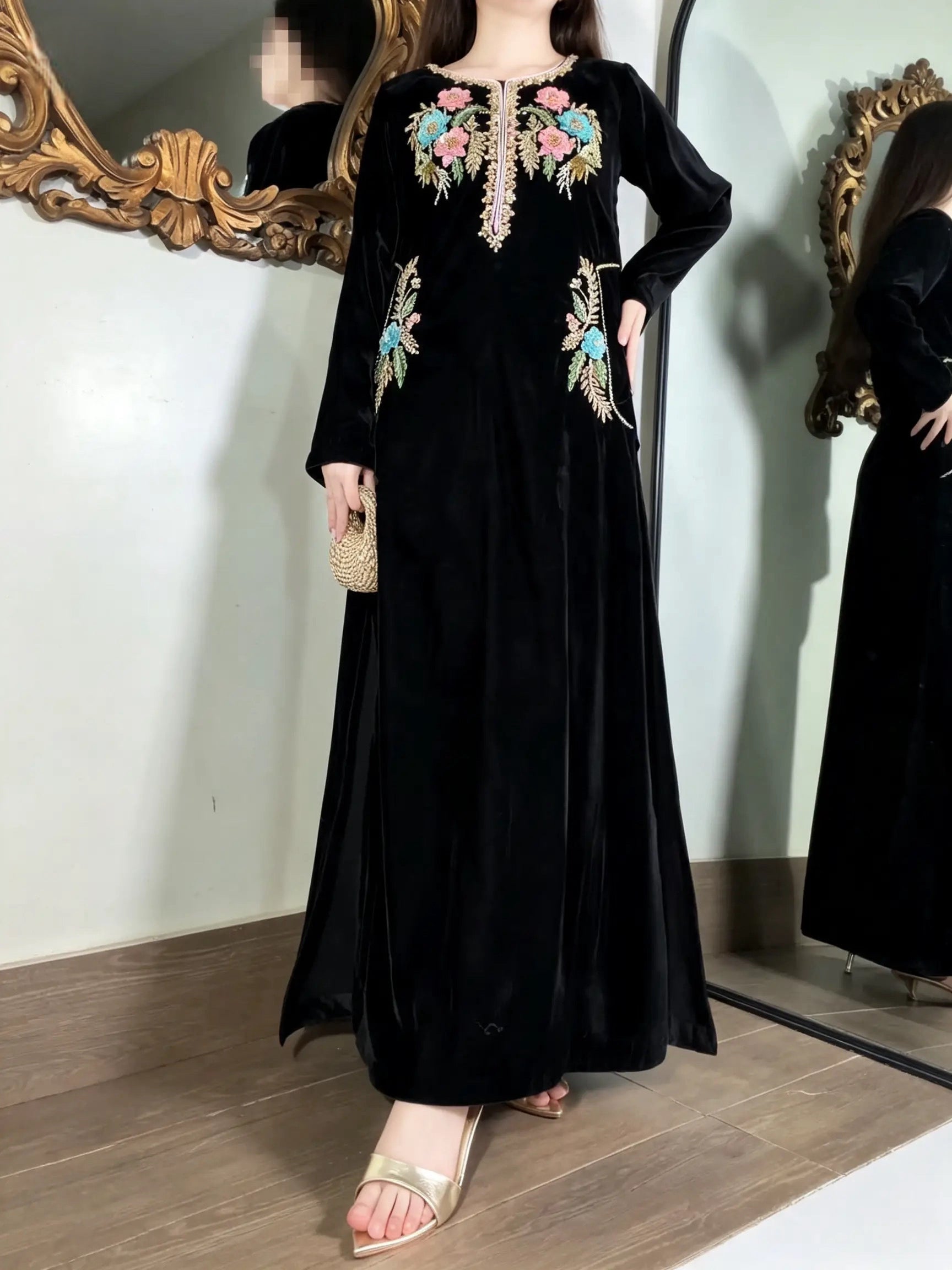 Arhama Micro velvet Pret - 3 Pcs - Fashion Corner