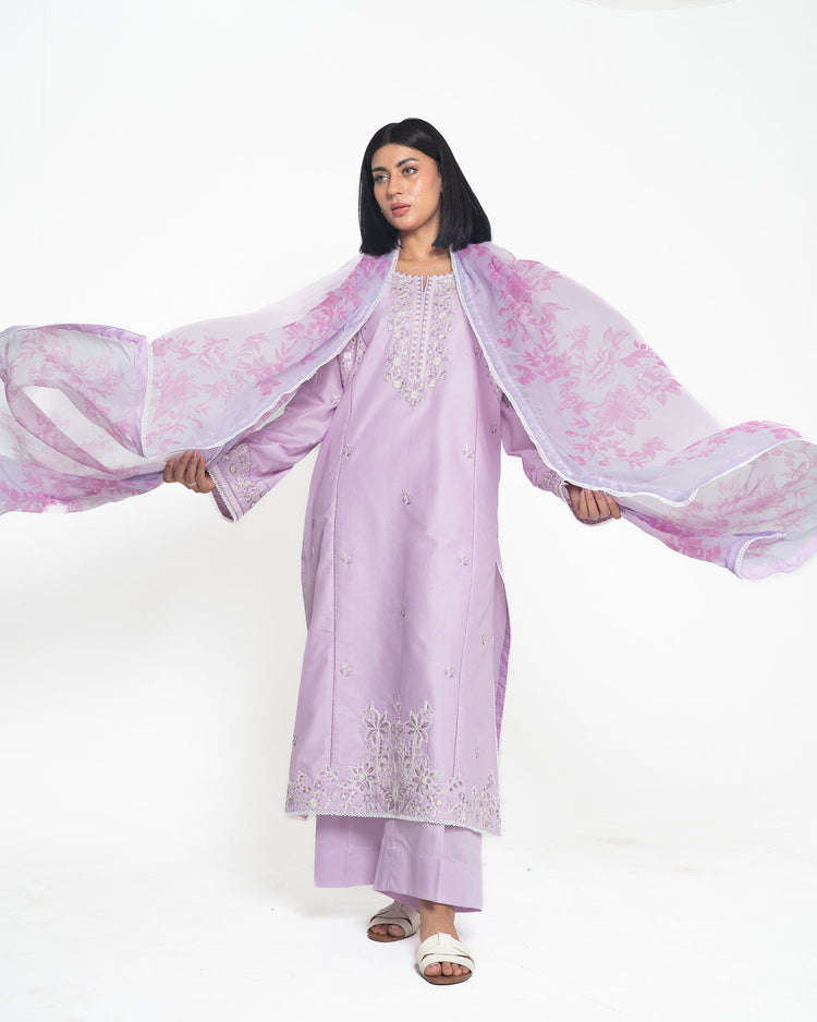 Ziva 3 Pcs Lawn - Zyna