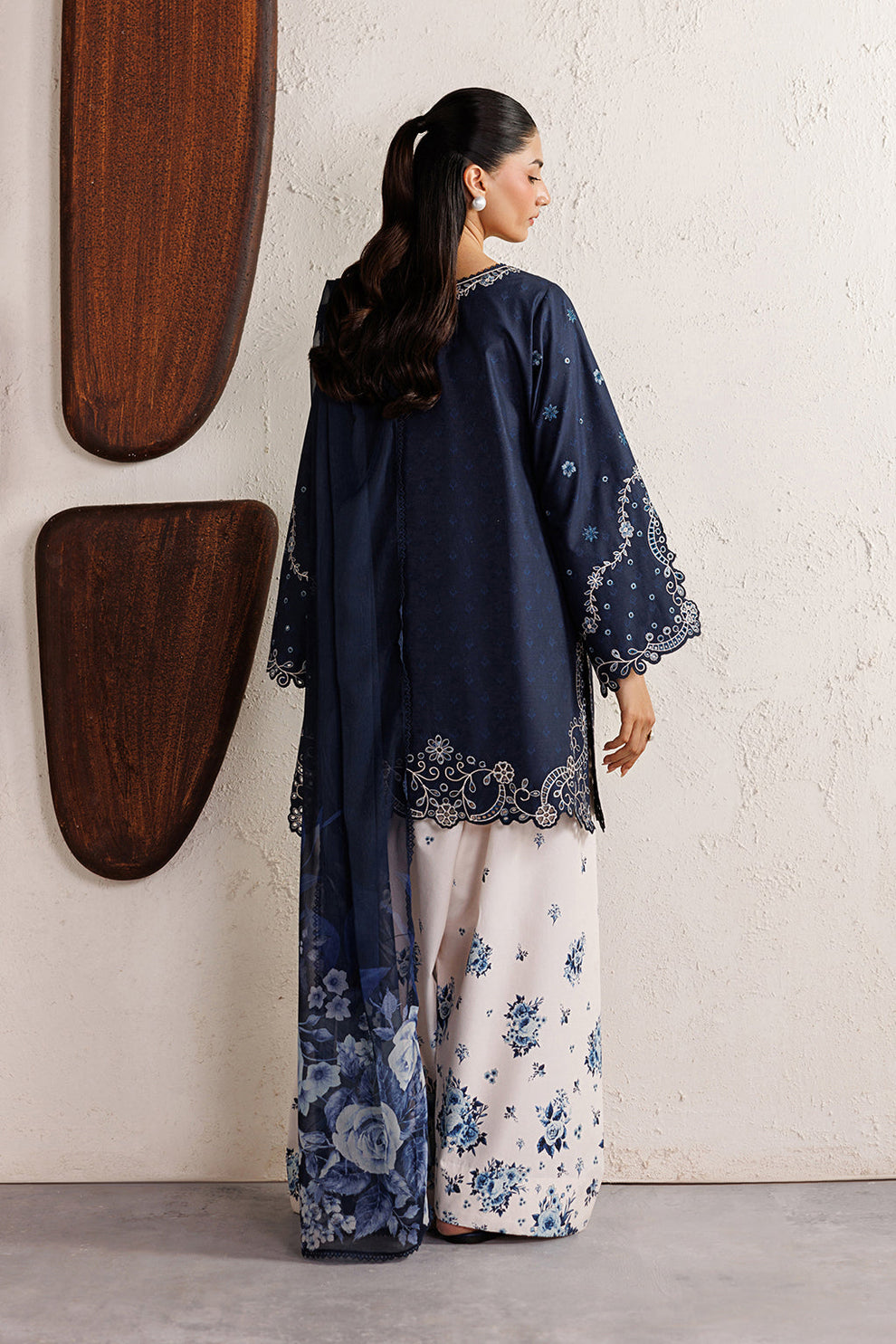 Nayab Embroidered 3PC Suit - Urban Haya
