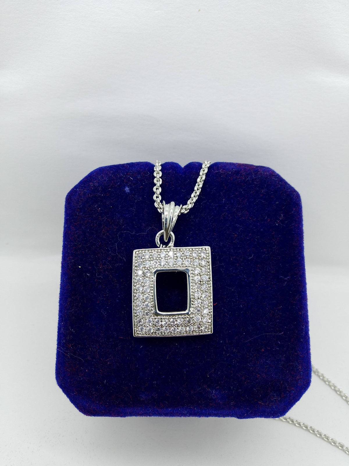 Silver Geometric Spark Pendant Modern Minimalist Necklace - Hina Jewellery
