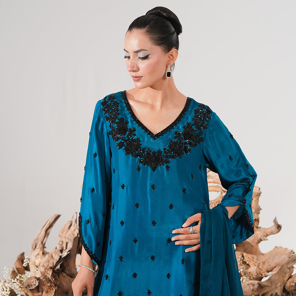 Sapphire 3 Piece Stitched - Javeria Zoa