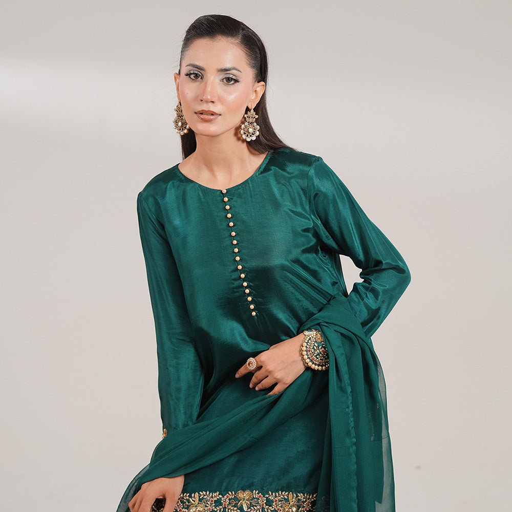 Jade 3 Piece Stitched - Javeria Zoa