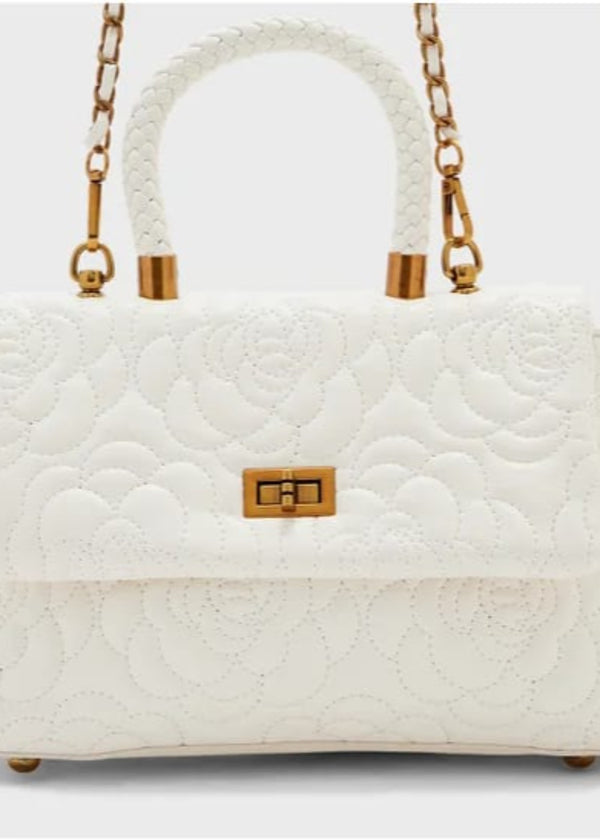Embroidery Handbag Fashionable Chain Bag - Shahzahra