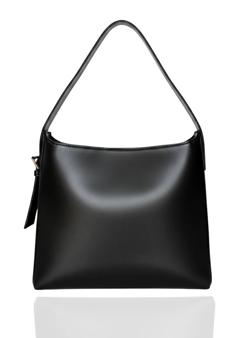 Elara Black Tote Bag - Marquise Vault