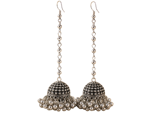 Heritage Drop Jhumka - Zaroon