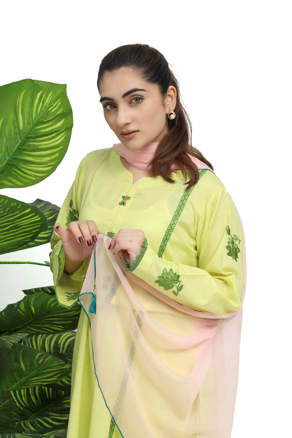 Tropical Bloom - Cotton - 3 Pcs - Jaanib