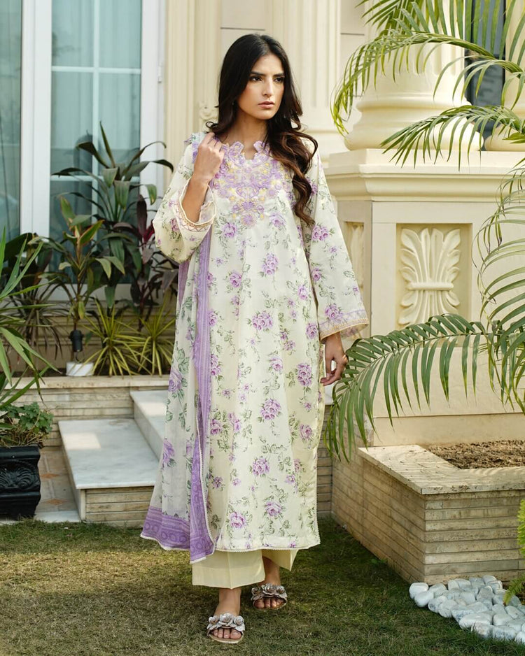 Selin 3 Pcs Lawn - Zyna