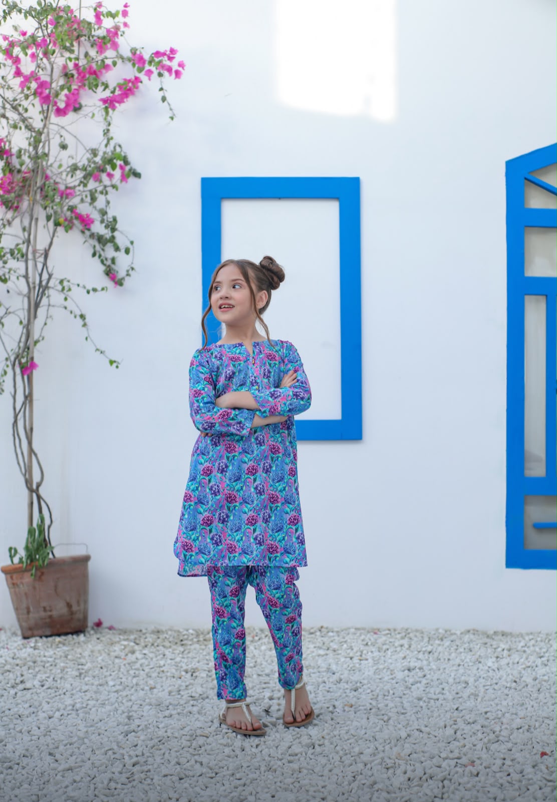 Printed Lawn 2 Piece Suit - Sania Khan