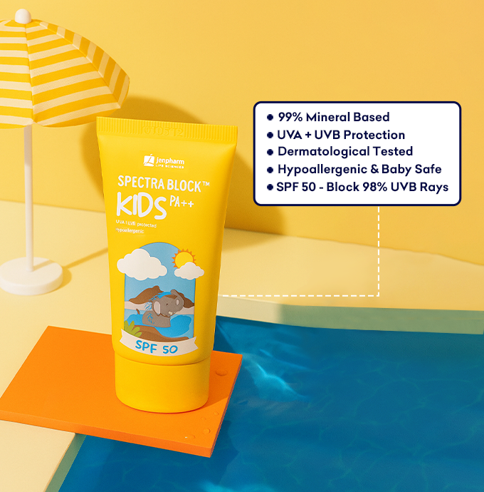 Spectra Block Kids Spf50 40g - Jenpharm