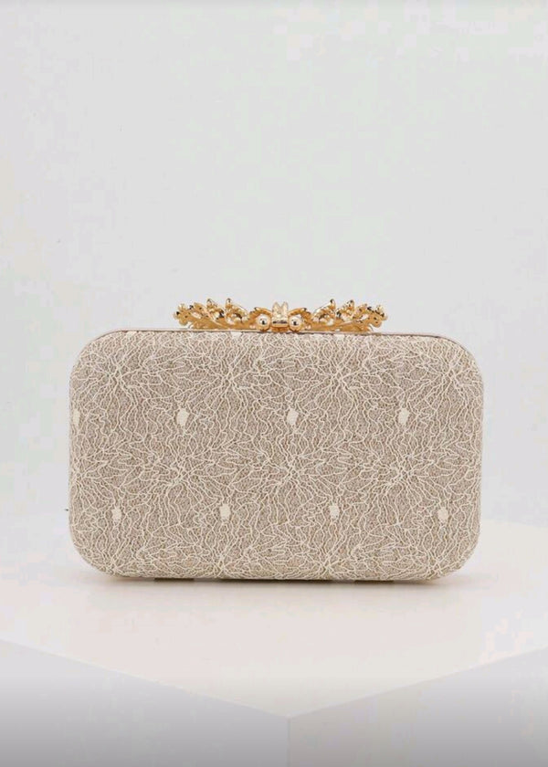 Elegant Women's Fashion Lace Minimalist Clutch Bag -  Shahzahra