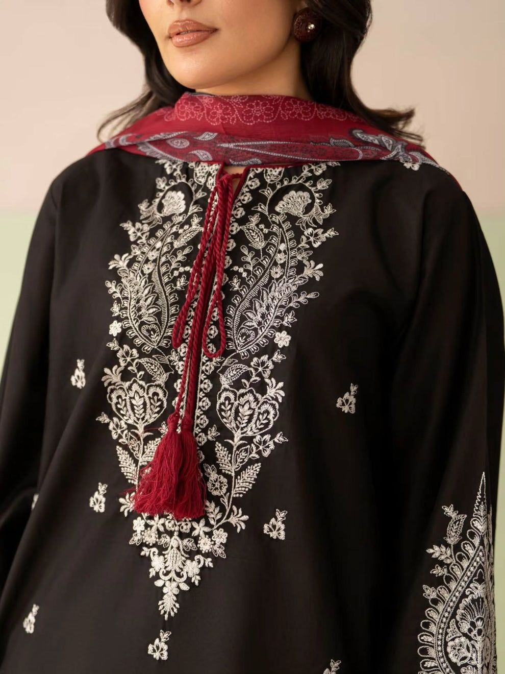 Meher Embroidered 3PC Suit - Urban Haya