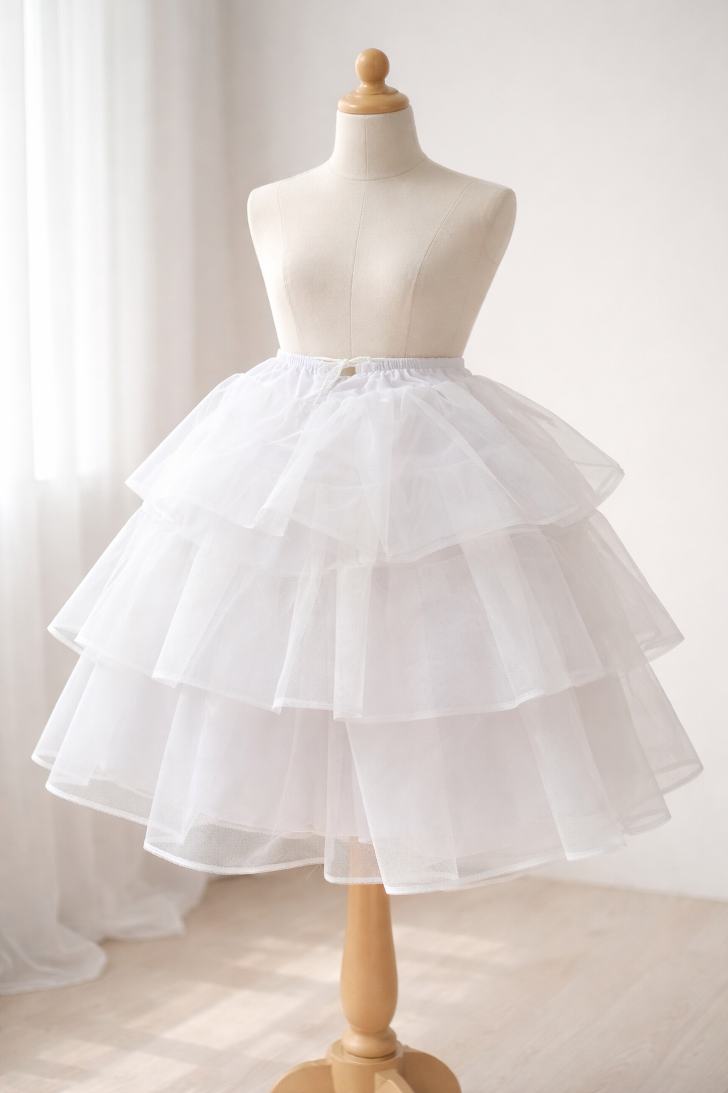 3 Frils Cancan Skirt For Baby - Afshan