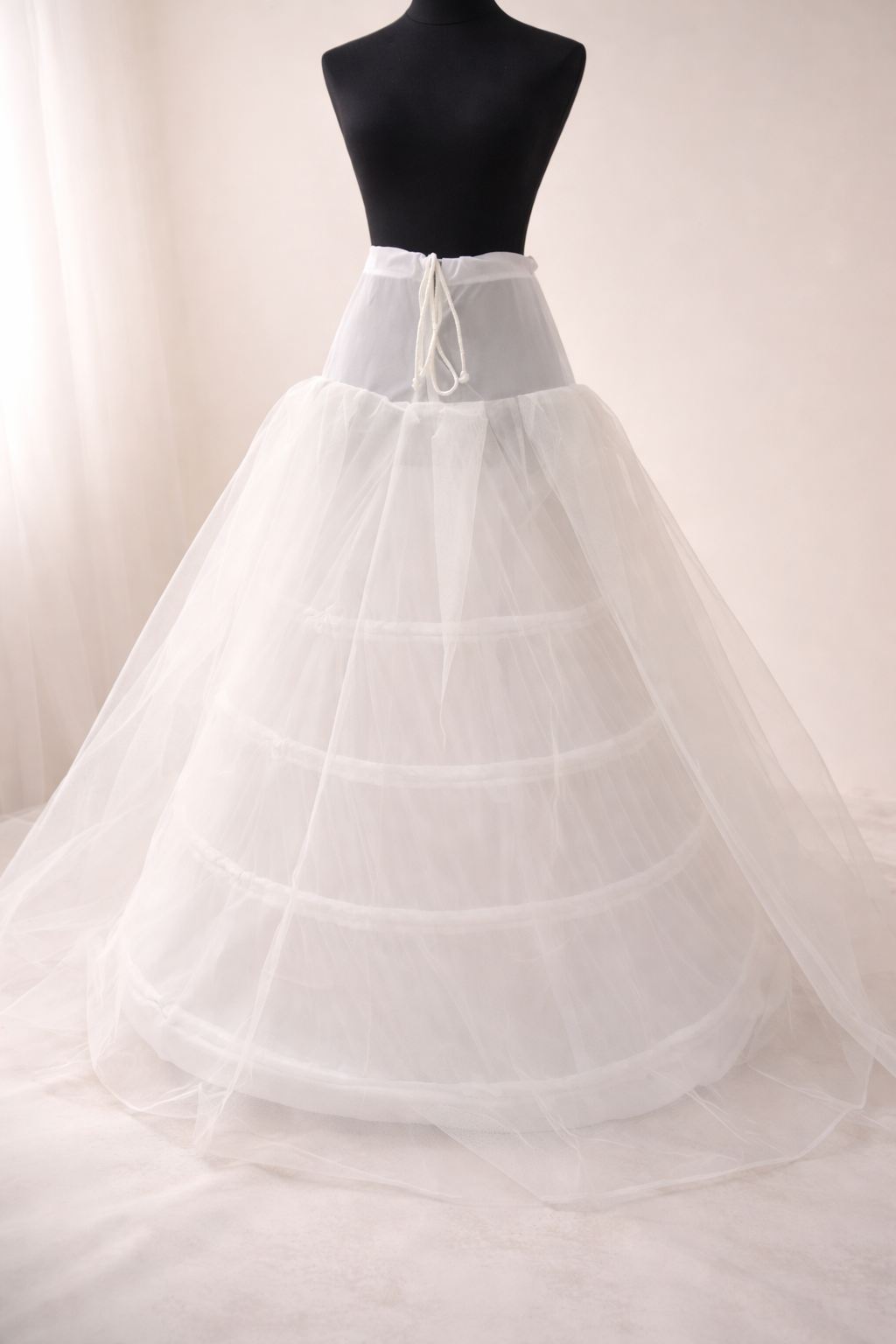 4 Hoops Ring Cancan Skirt For Heavy Bridal Dresses - Afshan