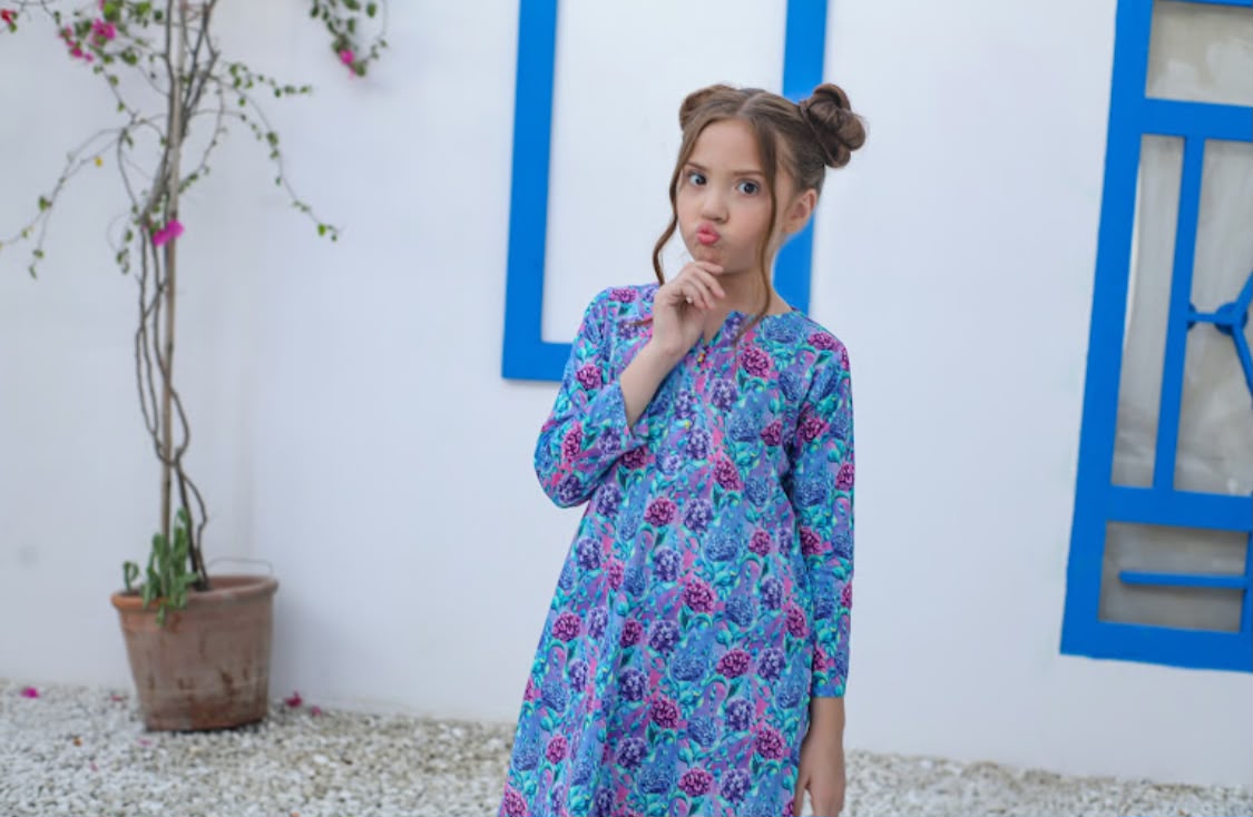 Printed Lawn 2 Piece Suit - Sania Khan