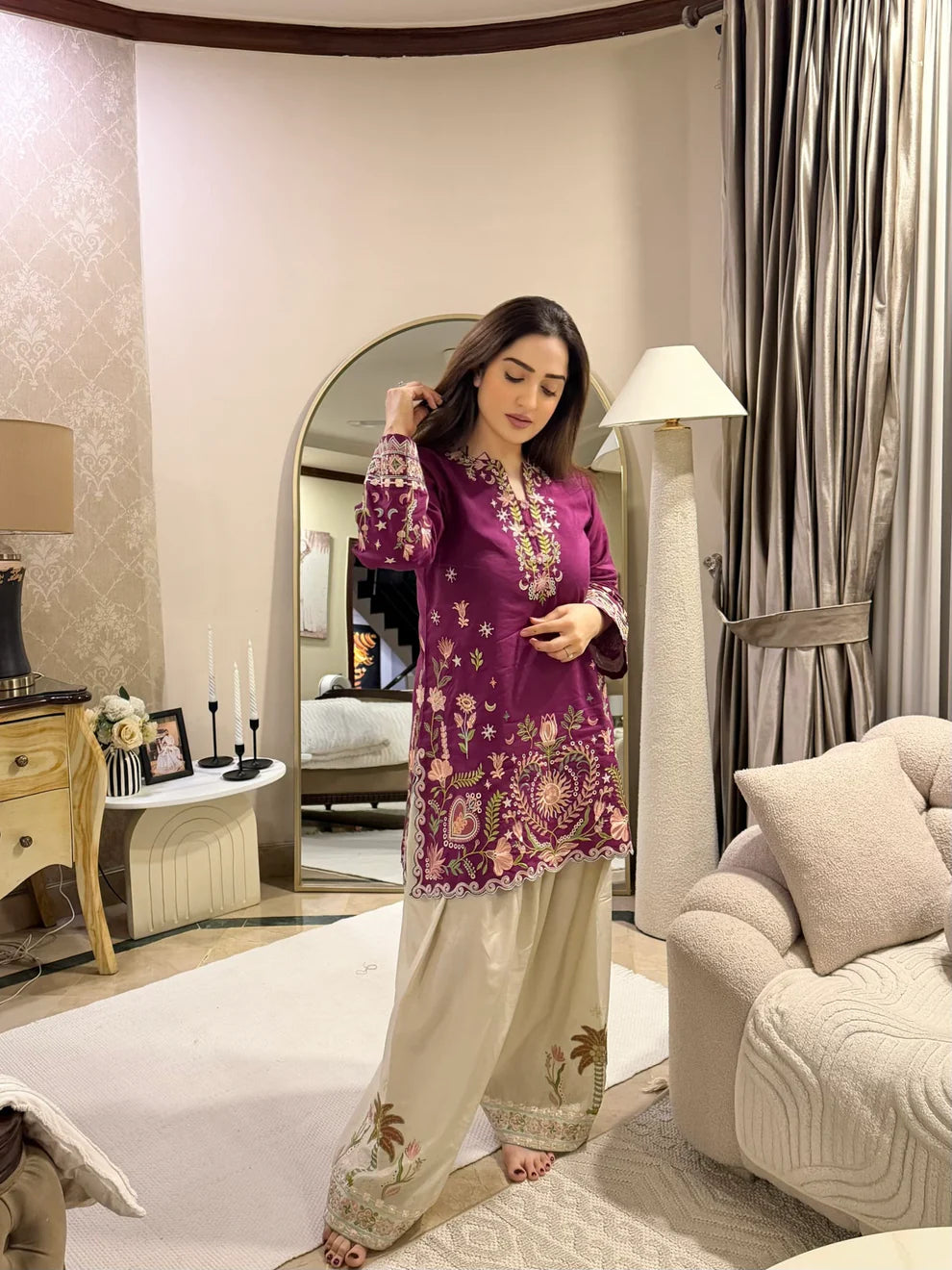 Zarmina 3PC Suit - Urban Haya
