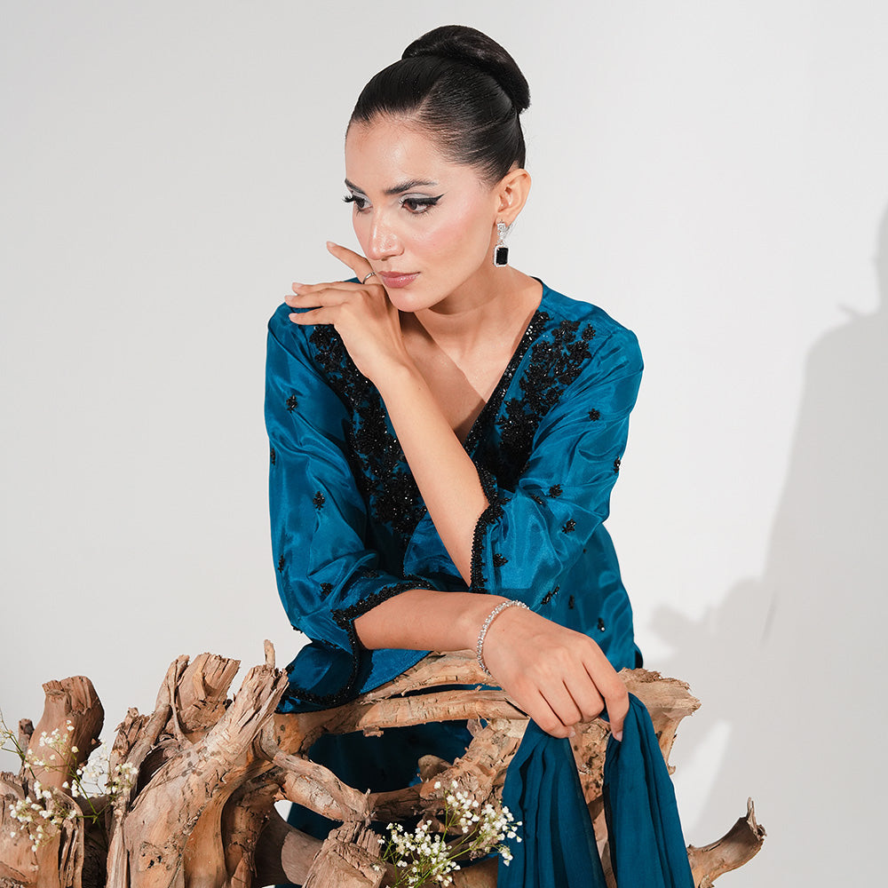 Sapphire 3 Piece Stitched - Javeria Zoa