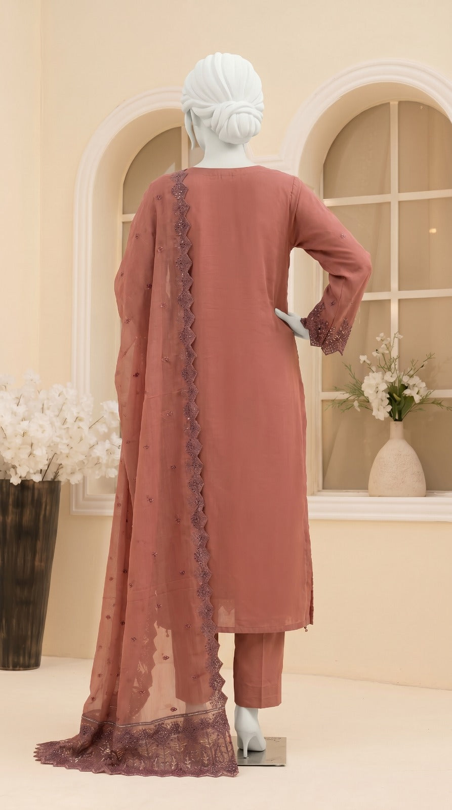 Premium Lawn Cotton 3 Pc Unstitched -  Saleem & Sons