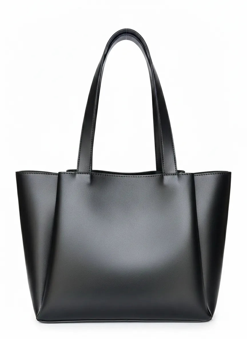 Sleek Black Tote Bag - Marquise Vault
