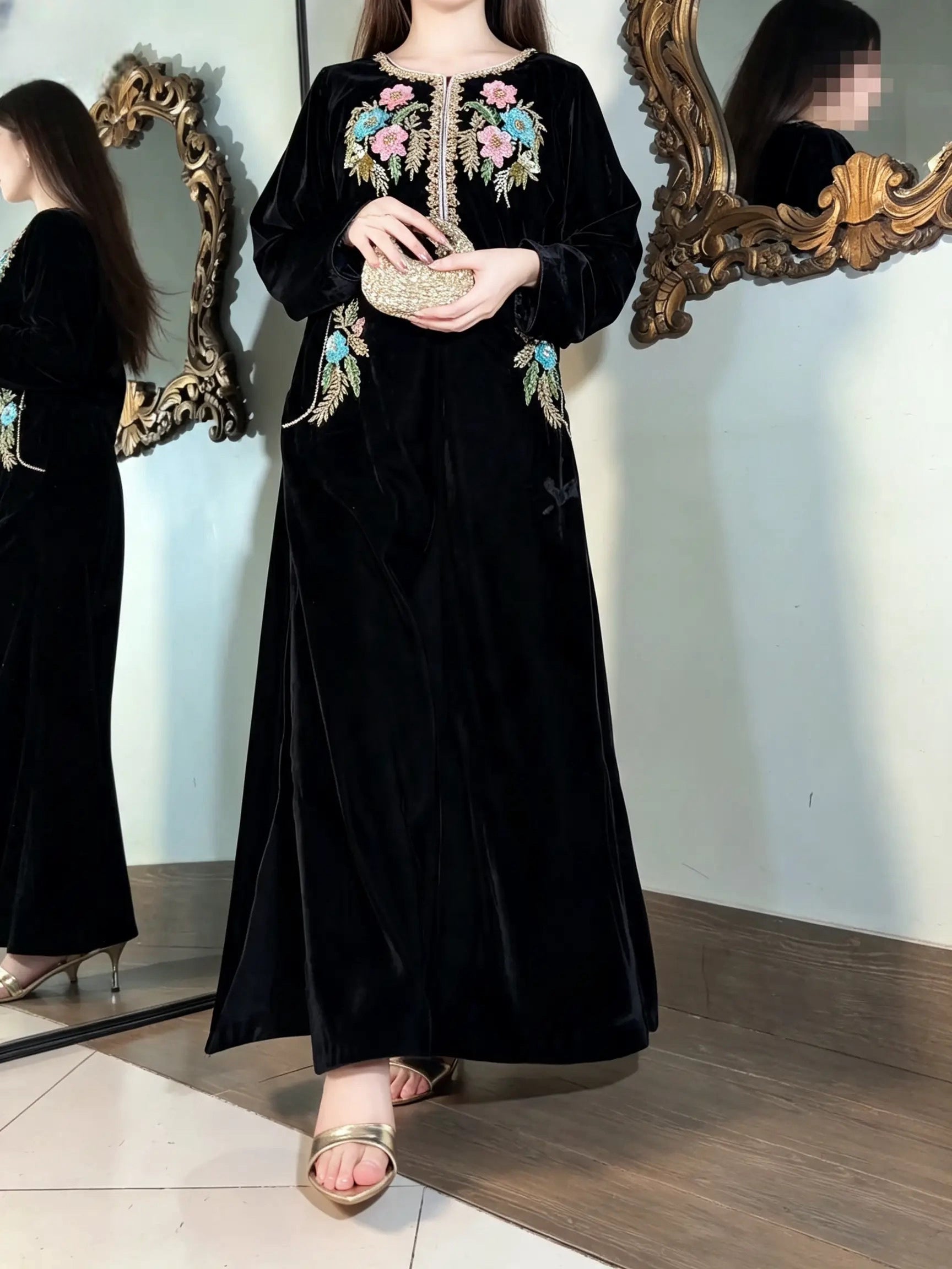 Arhama Micro velvet Pret - 3 Pcs - Fashion Corner