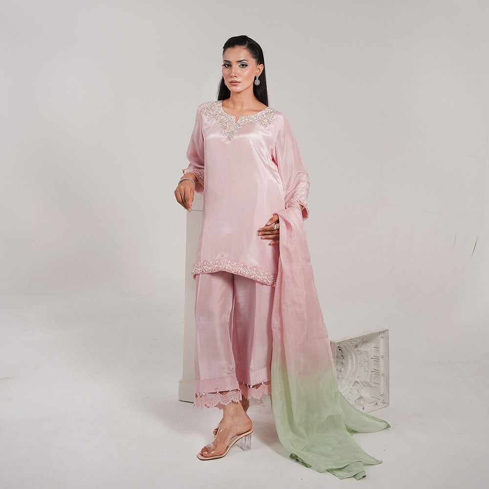 Orchid 3 Piece Stitched - Javeria Zoa